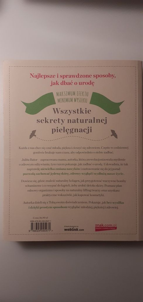 Julita Bator Młodziej, piękniej, zdrowiej