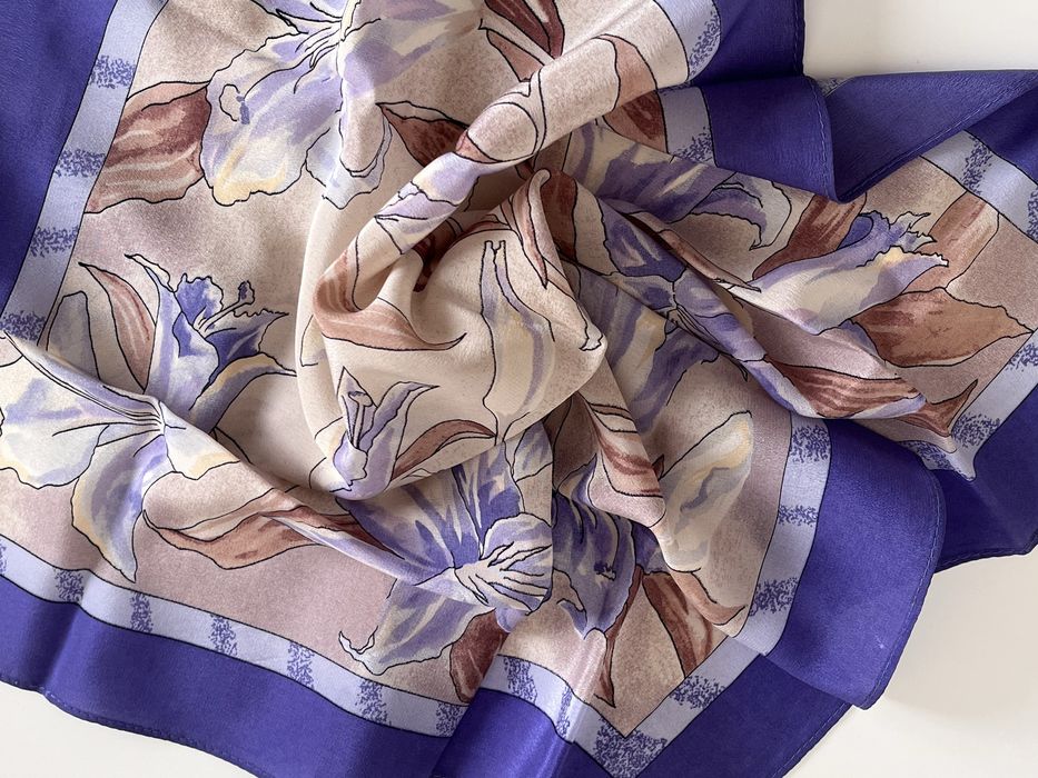 Шелковый павловопасадский платок