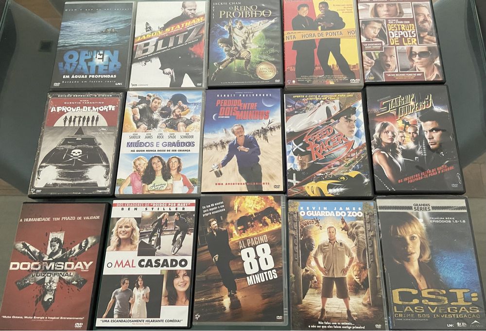 DVDs de filmes originais