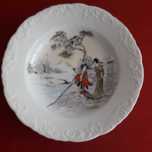 Conjunto de Pratos em porcelana da Spal - Novos !!!