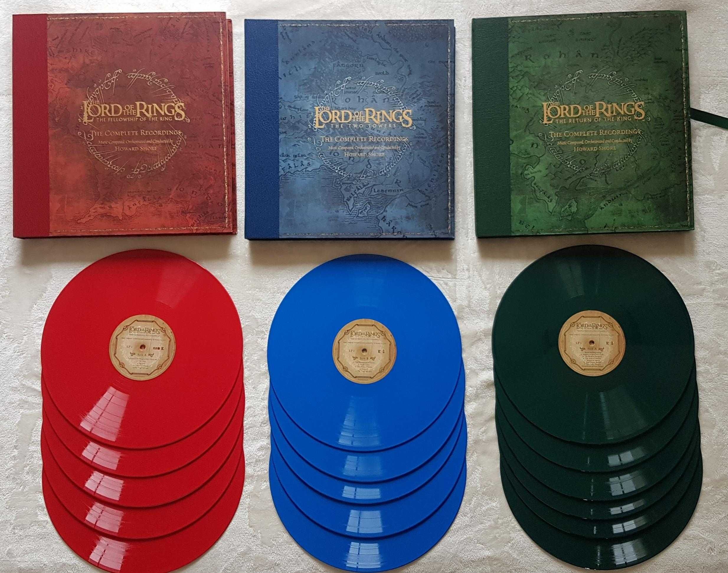 The Lord Of The Rings Complete Recordings 3 Caixas 16 LP Discos Vinil