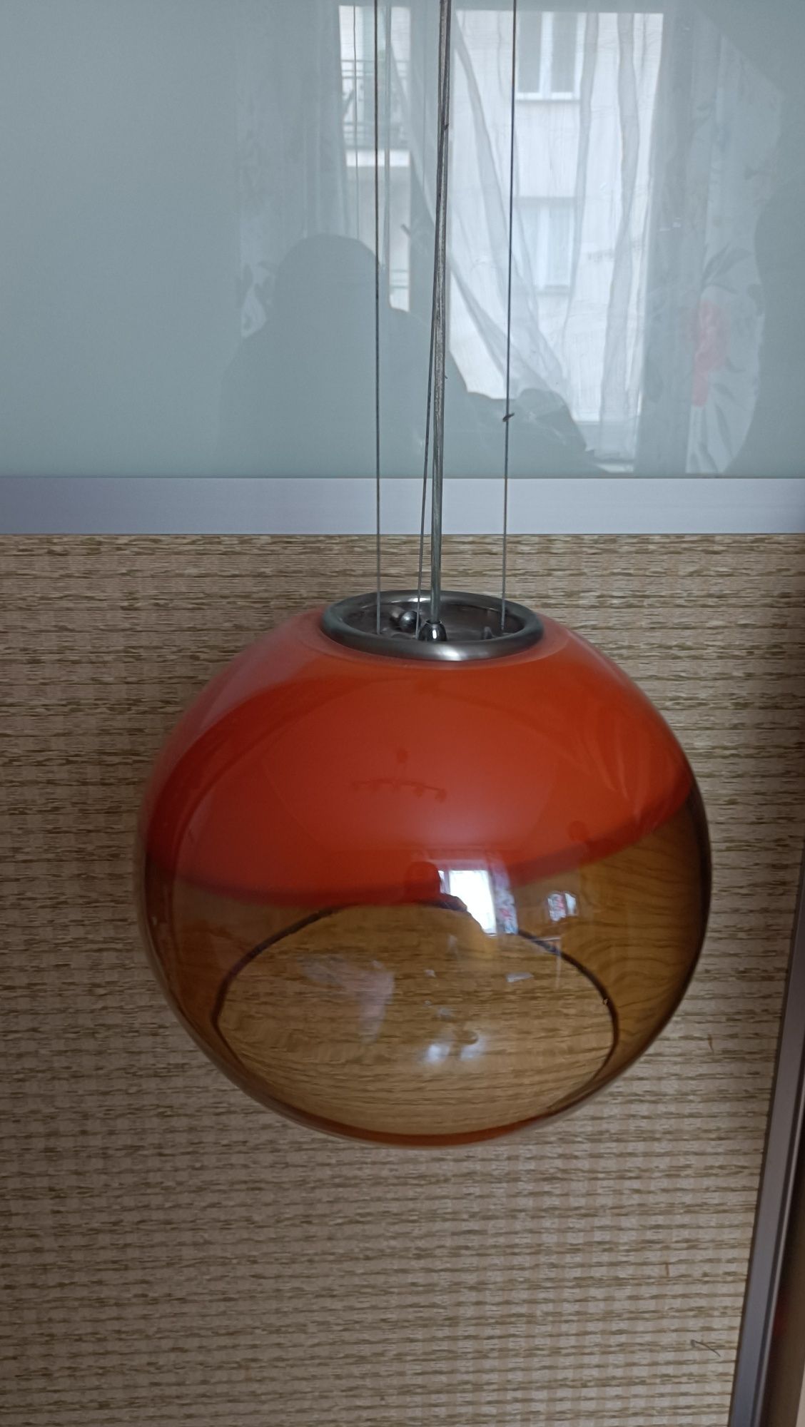 Lampa wisząca pomarańczowa