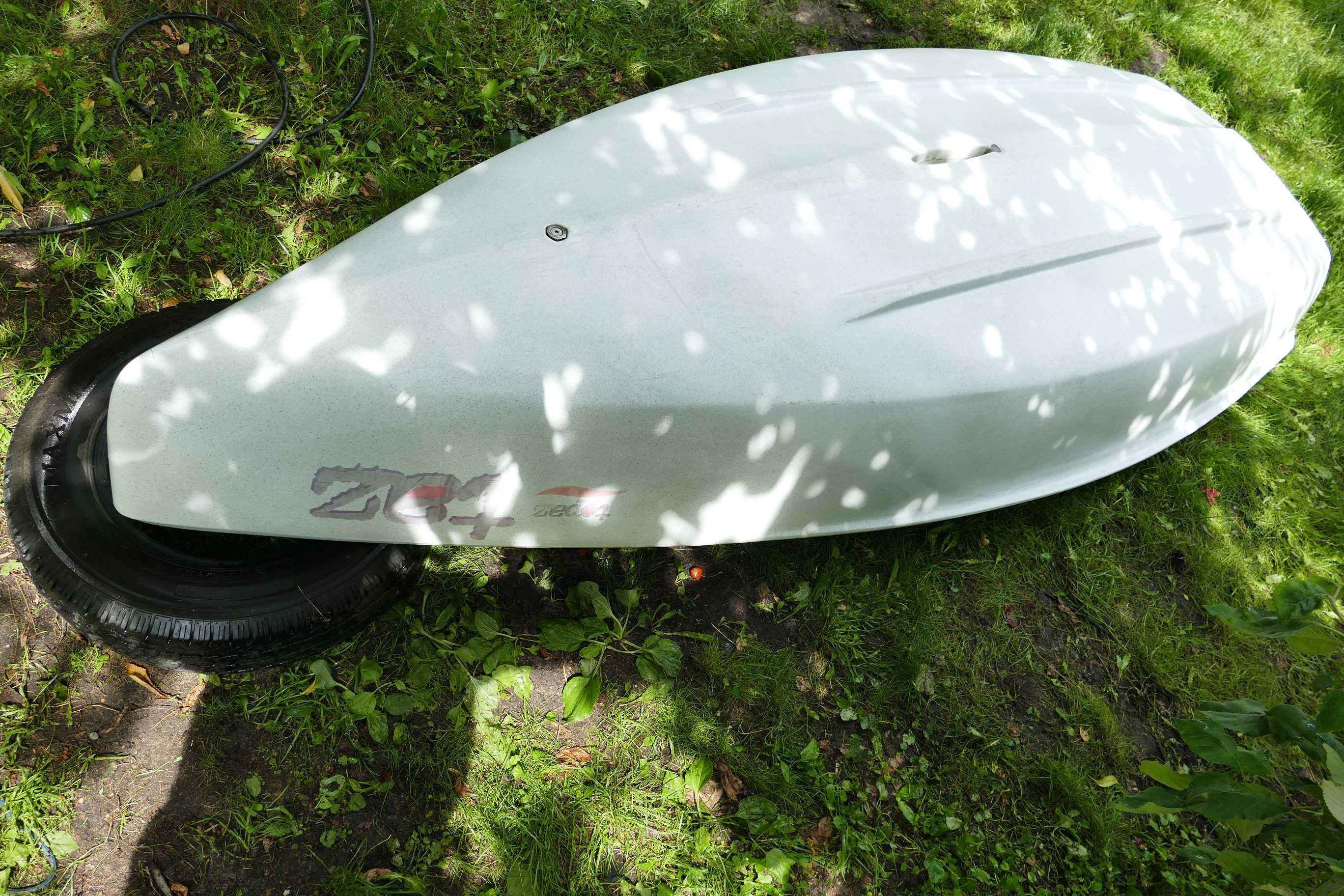 Łódź żaglowa żaglówka Topper Topaz Taz Optimist 2.95m + wózek