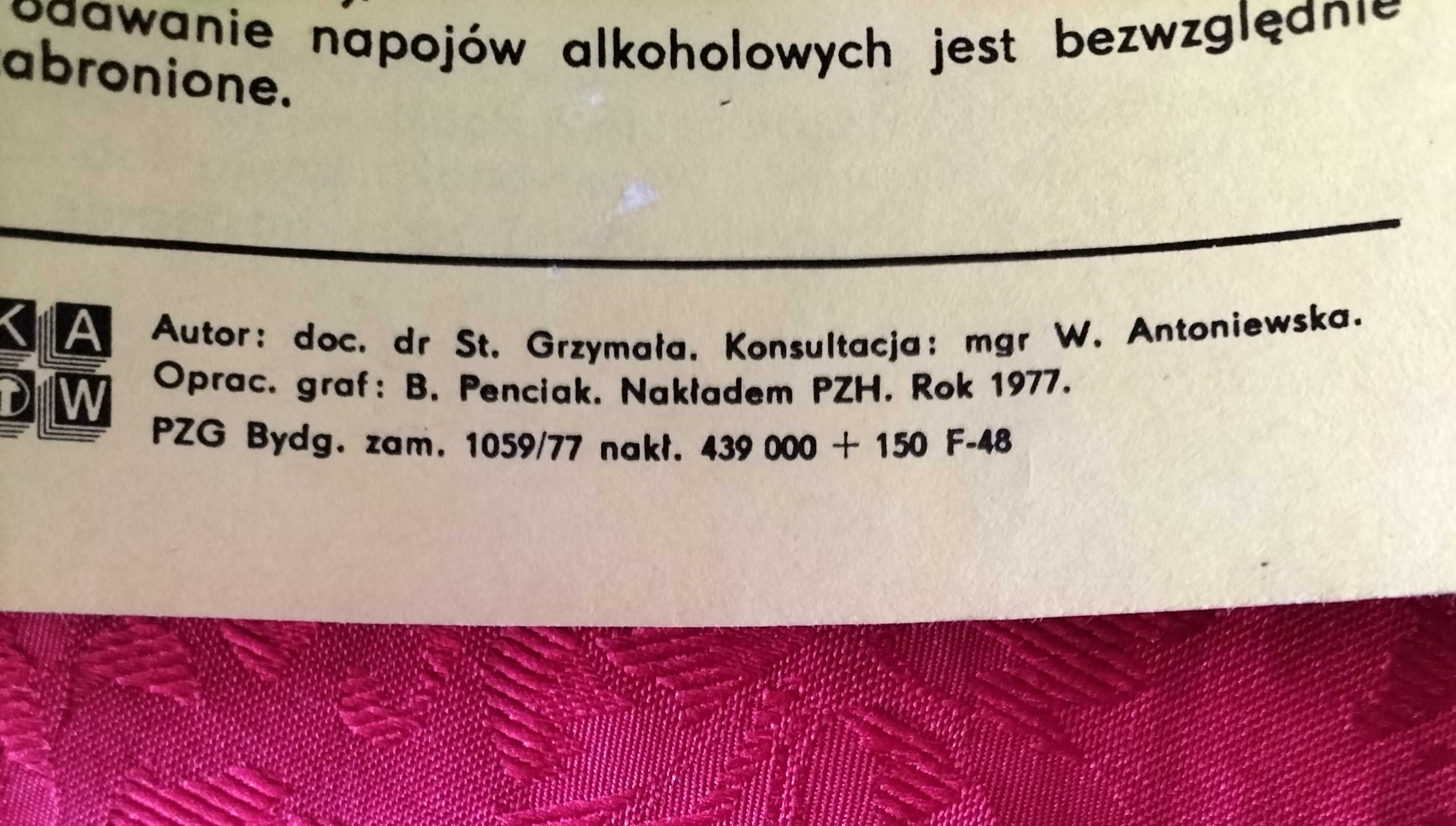 Ulotka z lat 70-tych
