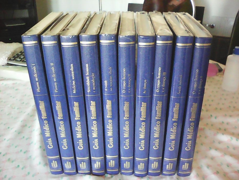 Enciclopédia de 10 volumes " Guia Médico Familiar" da Editora Aupper