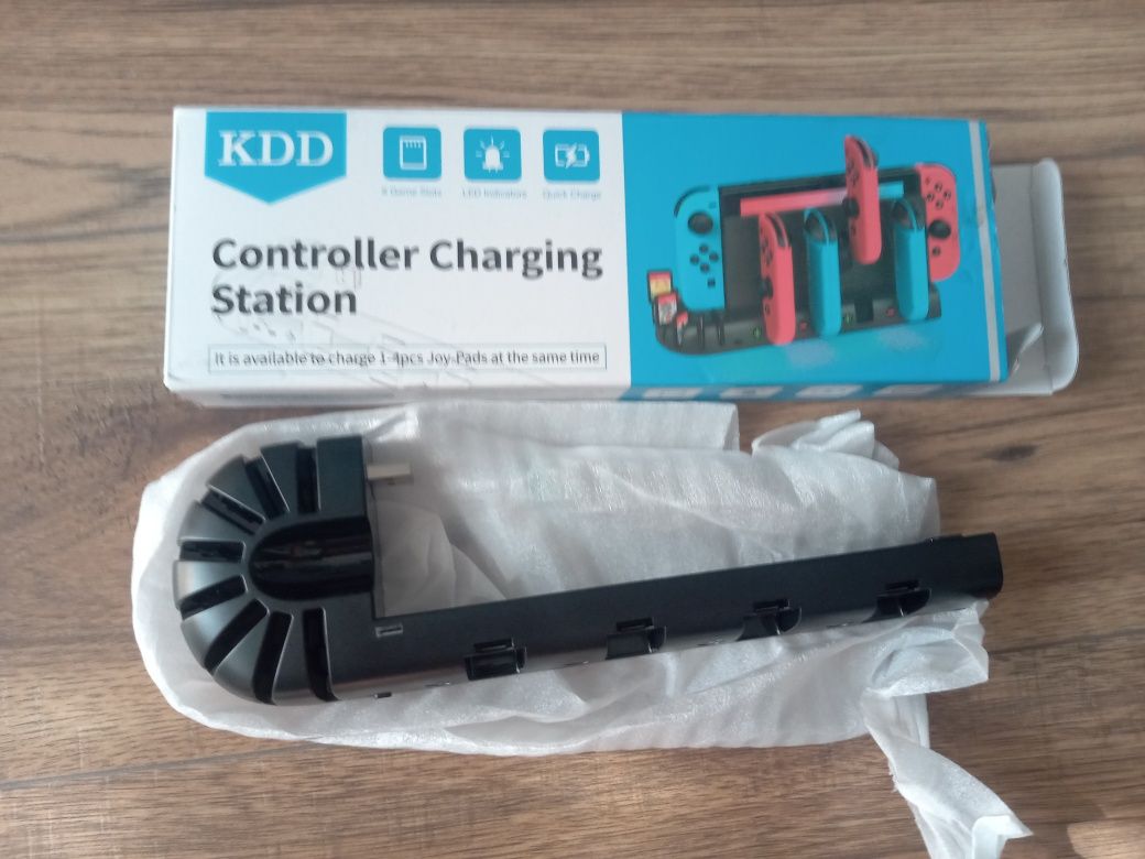 KDD Stacja dokująca ładowarki kontrolera kompatybilna z Nintendo Switc