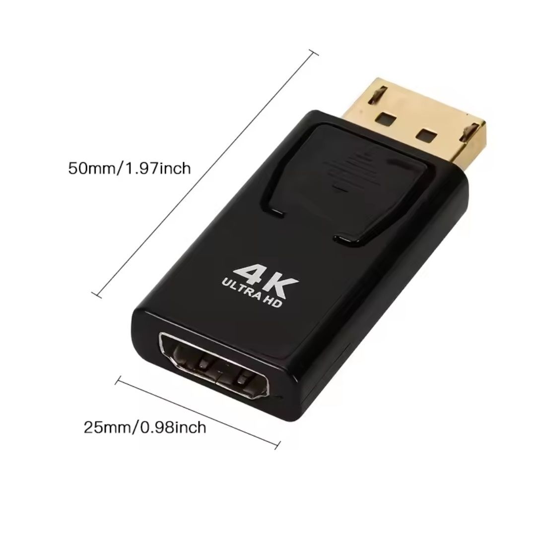 Adapter DisplayPort DP na gniazdo HDMI