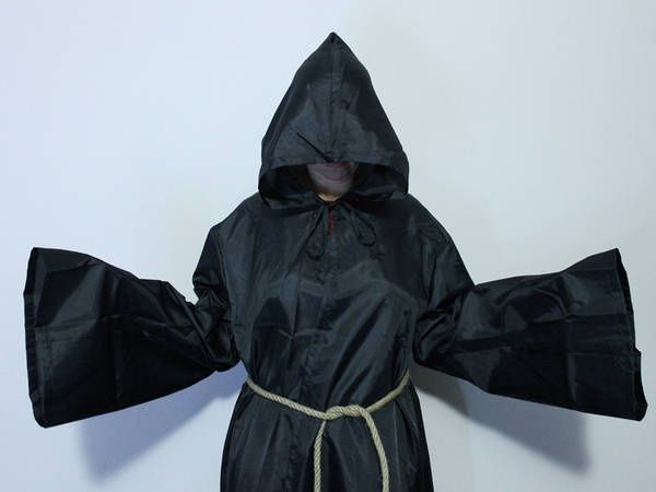 Костюм Чумной Доктор Смерть  Маска Доктор Чума Плащ черный Хэллоуин