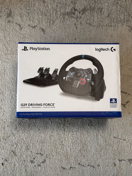 Дротове кермо Logitech G29 Driving Force PC/PS3/PS4/PS5 і КПП Logitech