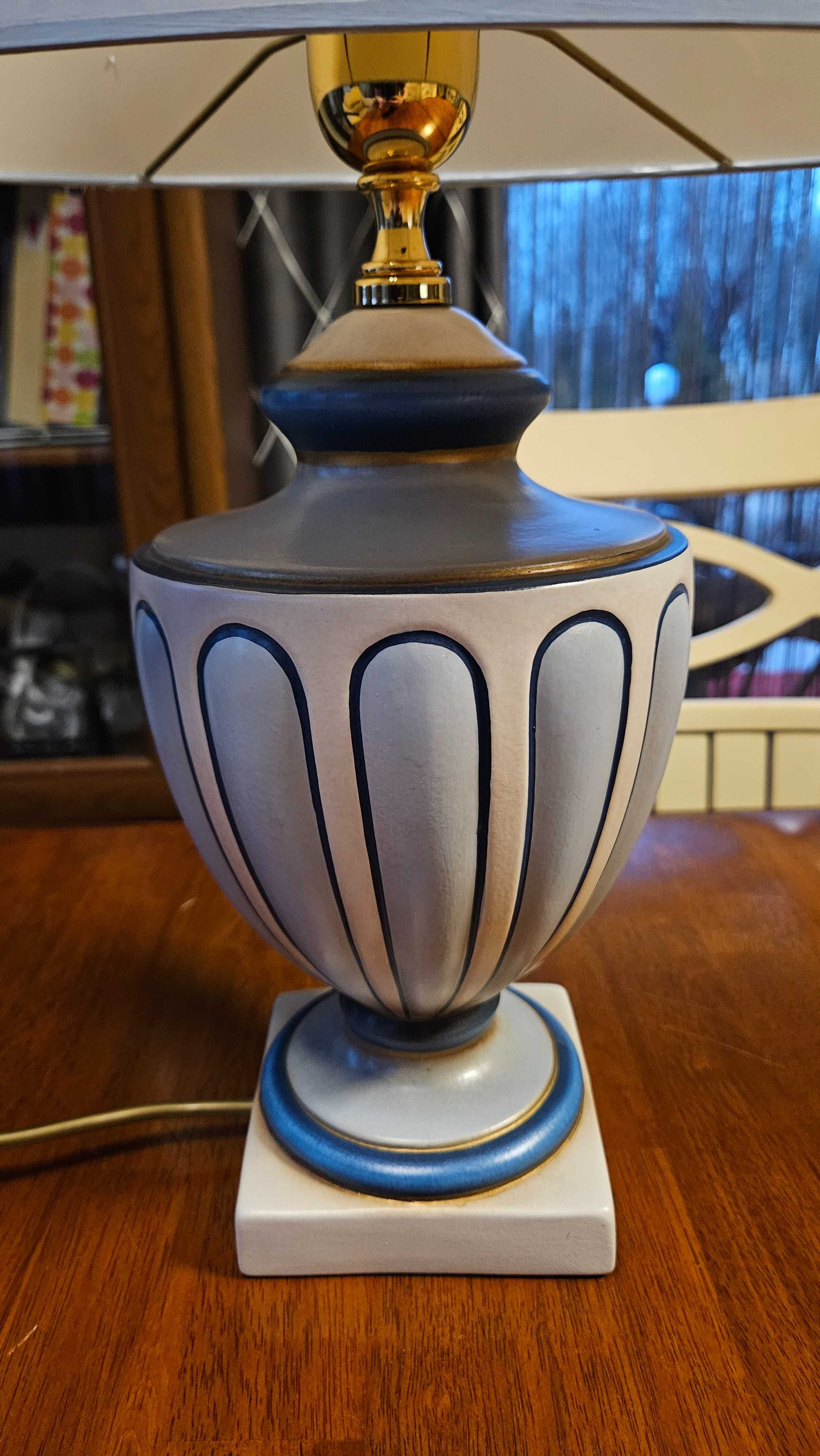 Lampka stołowa ceramiczna vintage