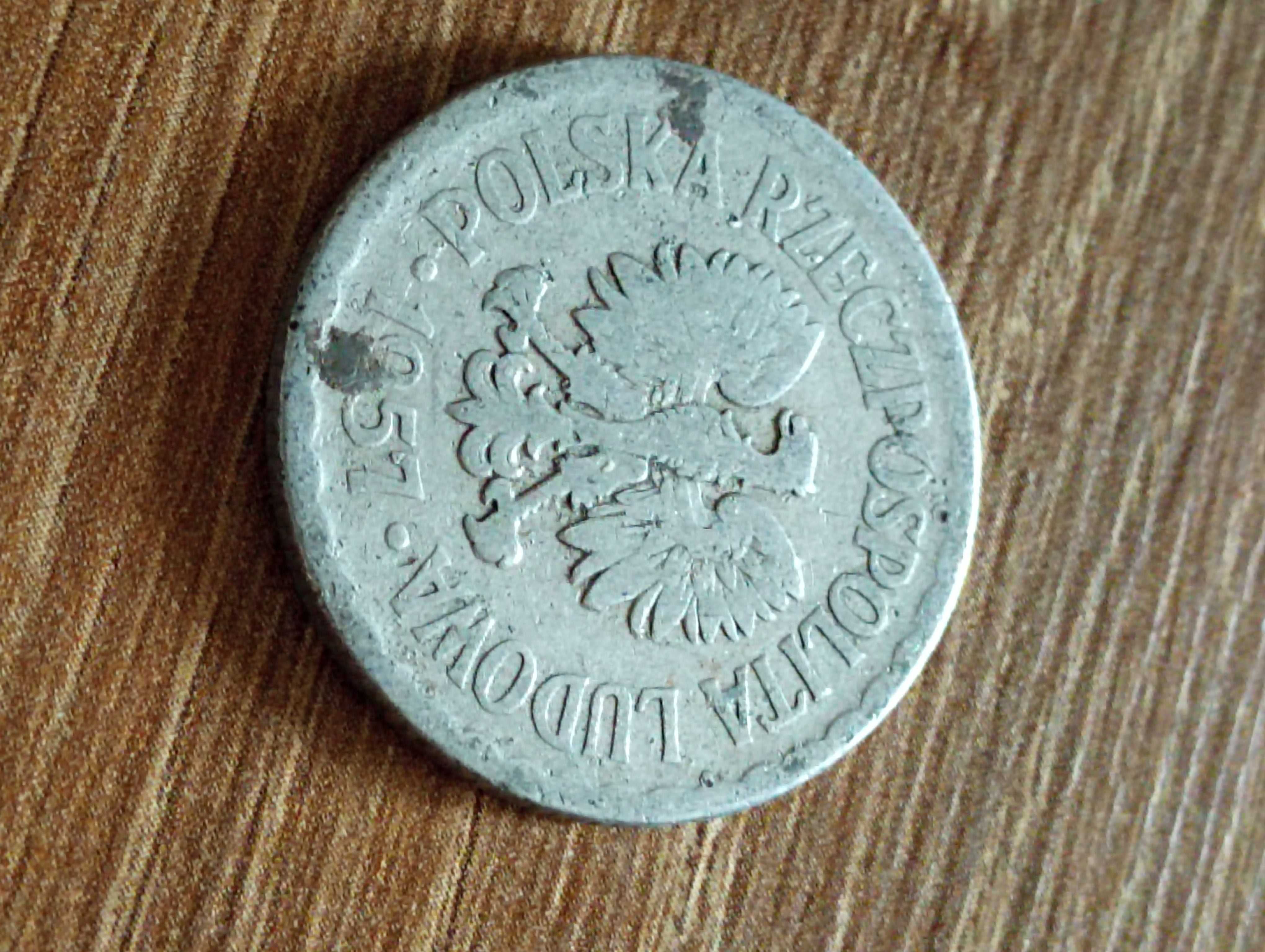 Sprzedam druga monete 1 zl 1957 r bzm