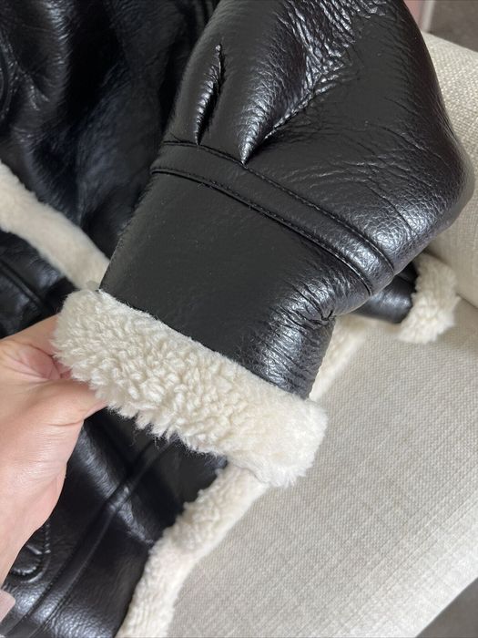 ZARA Kurtka kożuch baranek pilotka rozmiar XL