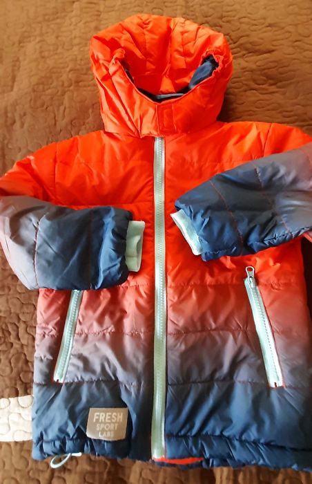 Kurtka 3 w 1 (zimowa, przejściowa + bluza) rozm. 98