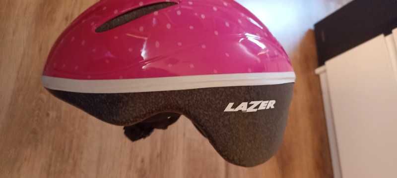 Lazer bob kask rowerowy dziecięcy różowy r. 46-52