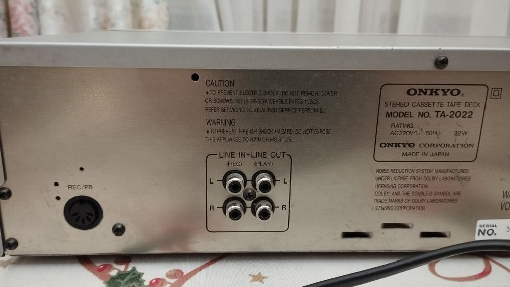 Onkio Leitor Gravador de Cassetes TA-2022