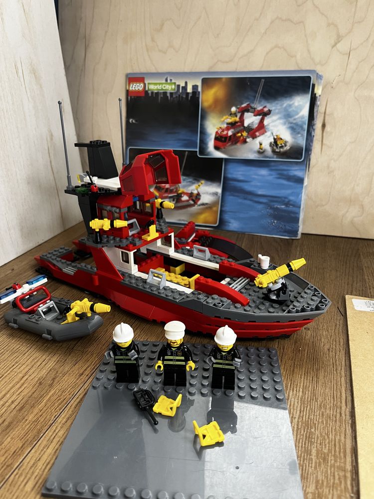 Kompletny zestaw lego 7046 straż pożarna