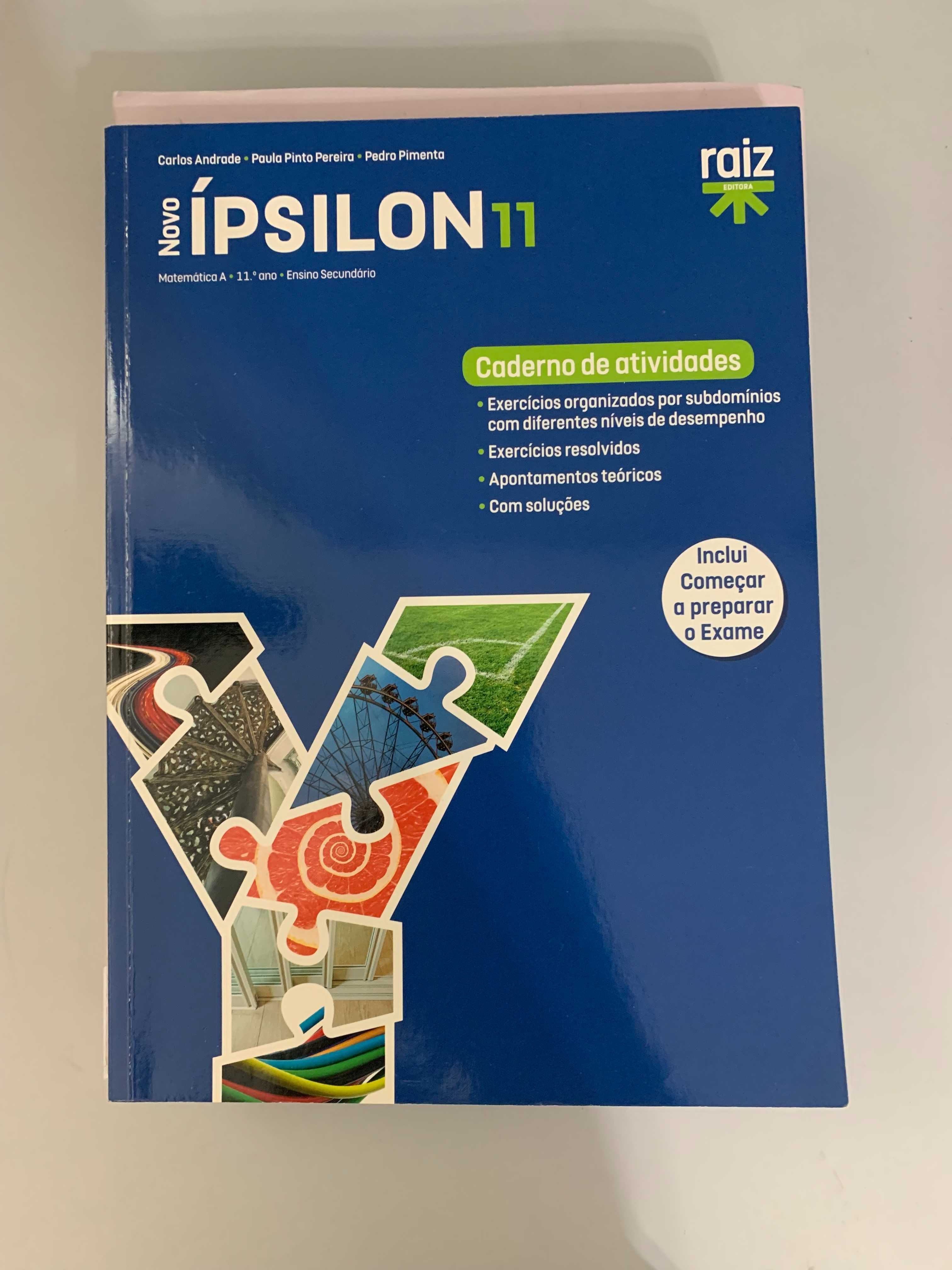 Caderno de atividade de Matemática "ÍPSILON 11"