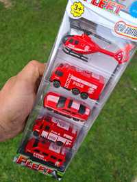 Super zestaw samochodzików Strażackich Straż Pożarna nowe zabawki