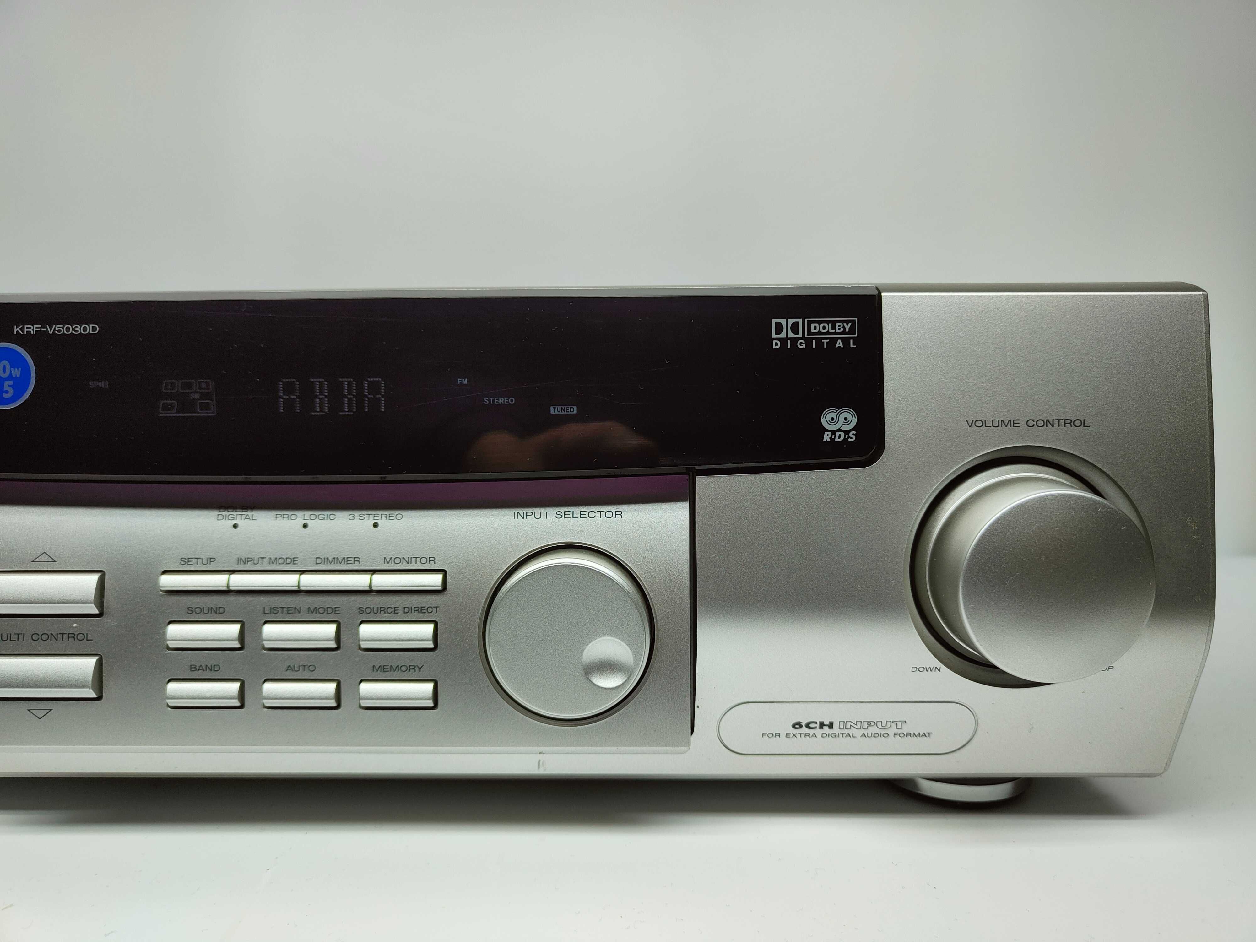 Amplituner KENWOOD KRF-V5030D 5.1 Dolby Digital srebrny