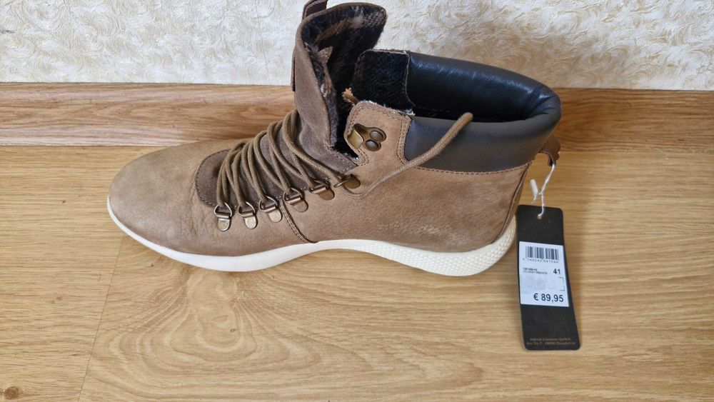 Sansibar черевики (німеччина) шкіряні демисезонні р.41 устілка-27,5 см