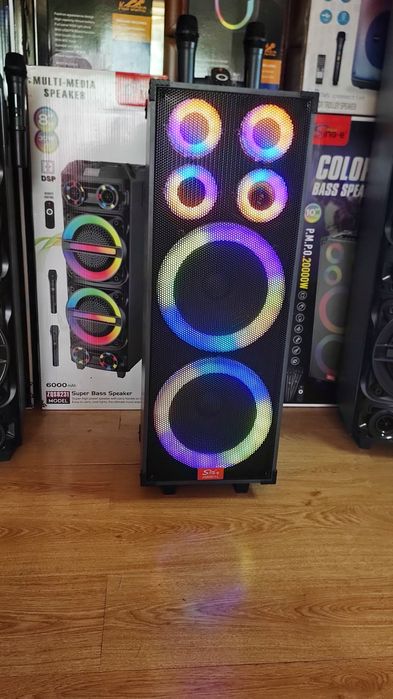 Караоке акустика SinG-90(Bluetooth,SD,USB,FM,ДУ)2микрофона