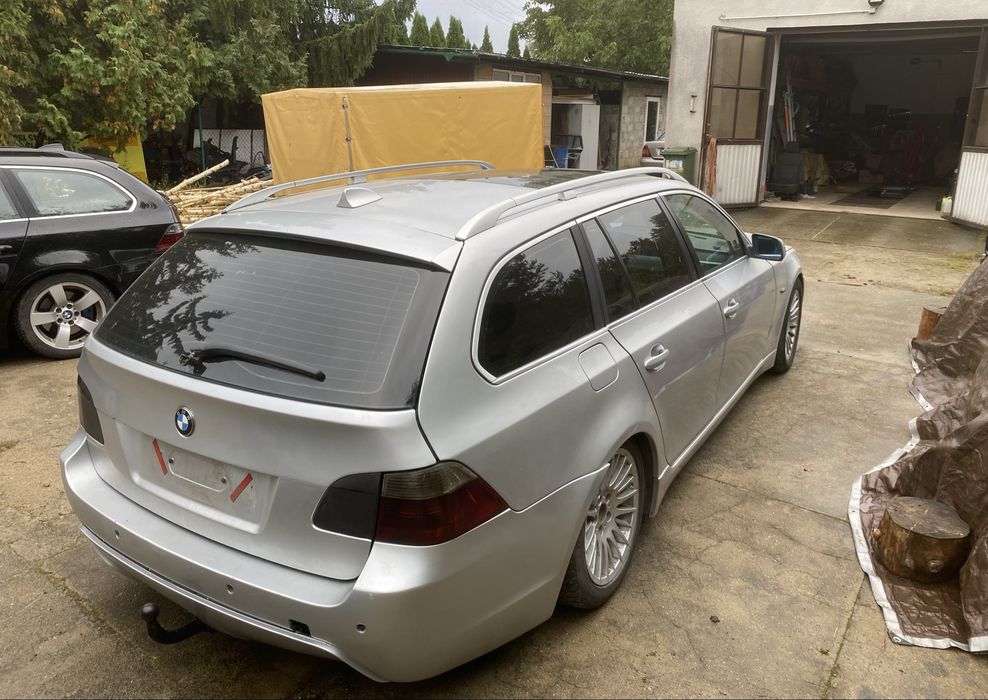 Bmw e61 m pakiet 3.0d 218km części swap automat hak panorama