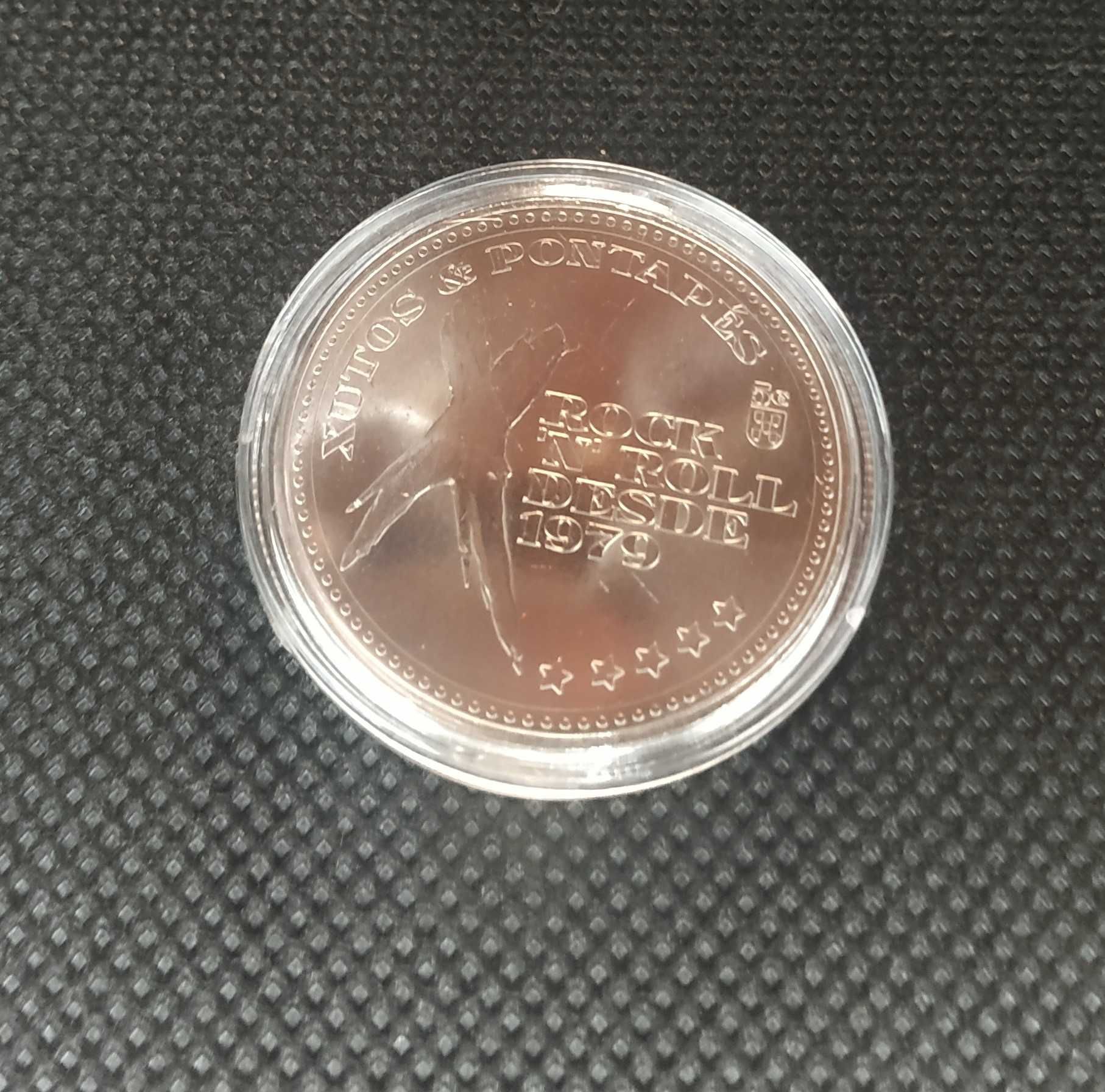 Moeda Comemorativa Xutos e Pontapés Prata Proof +  OFERTA