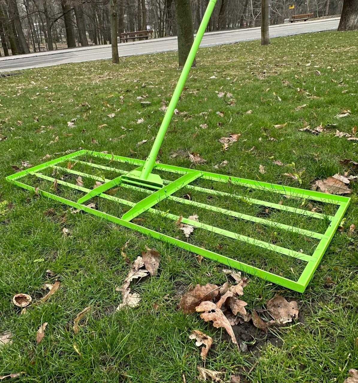 Ручний планувальник грунту 590х230 мм, граблі Smart Rain, вирівнювач