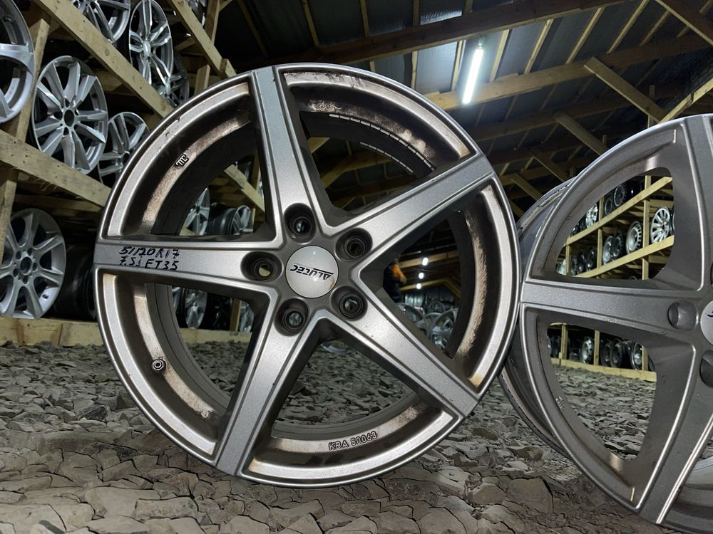 Німецькі титани ALUTEC 5/120 R17 7.5J ET35 сучасний дизайн