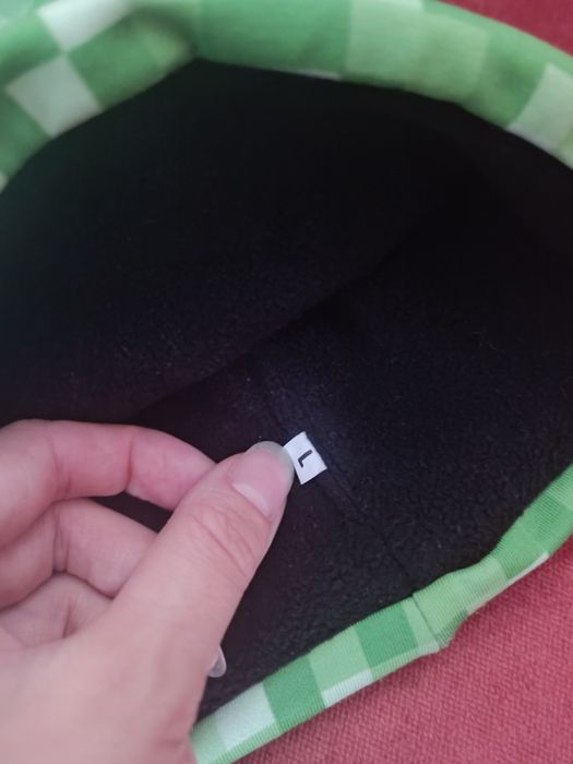 Czapka zimowa na polarze dla chłopca minecraft r.L