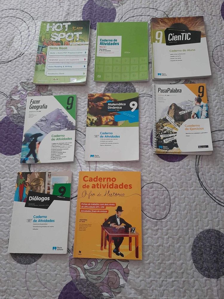 Livros de actividades 9 ano