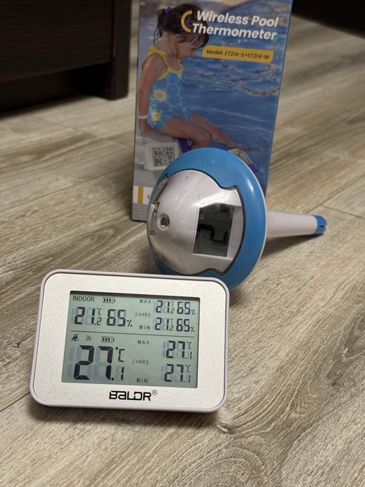 Продм термометр для басейна бездротовий