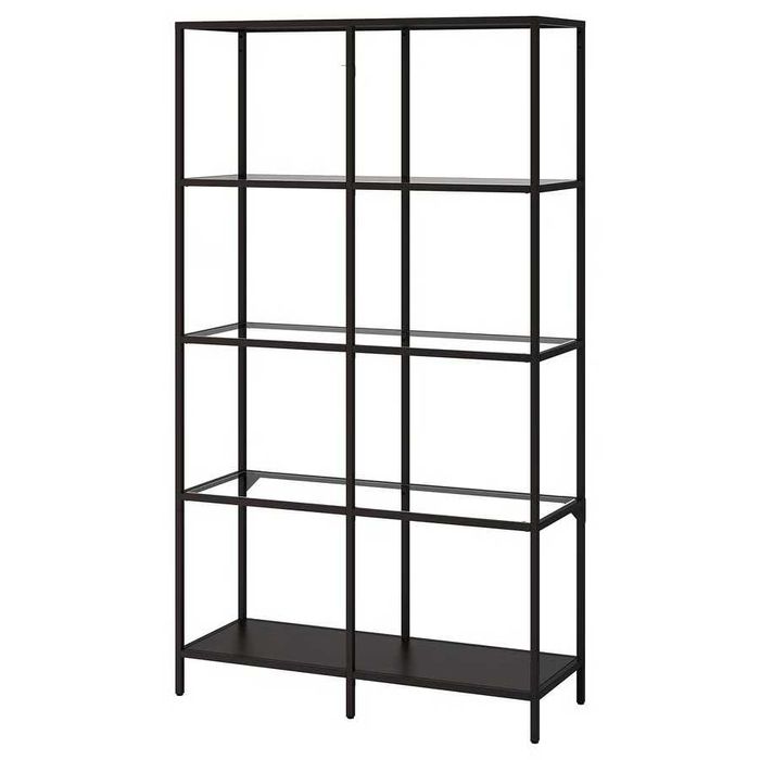 Regał IKEA VITTSJÖ Czarny 100x175cm (5 szt.) -45% w super stanie