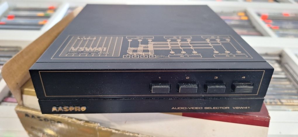 Selektor Audio Video . Maspro Japan Gold 4 x Jak nowy