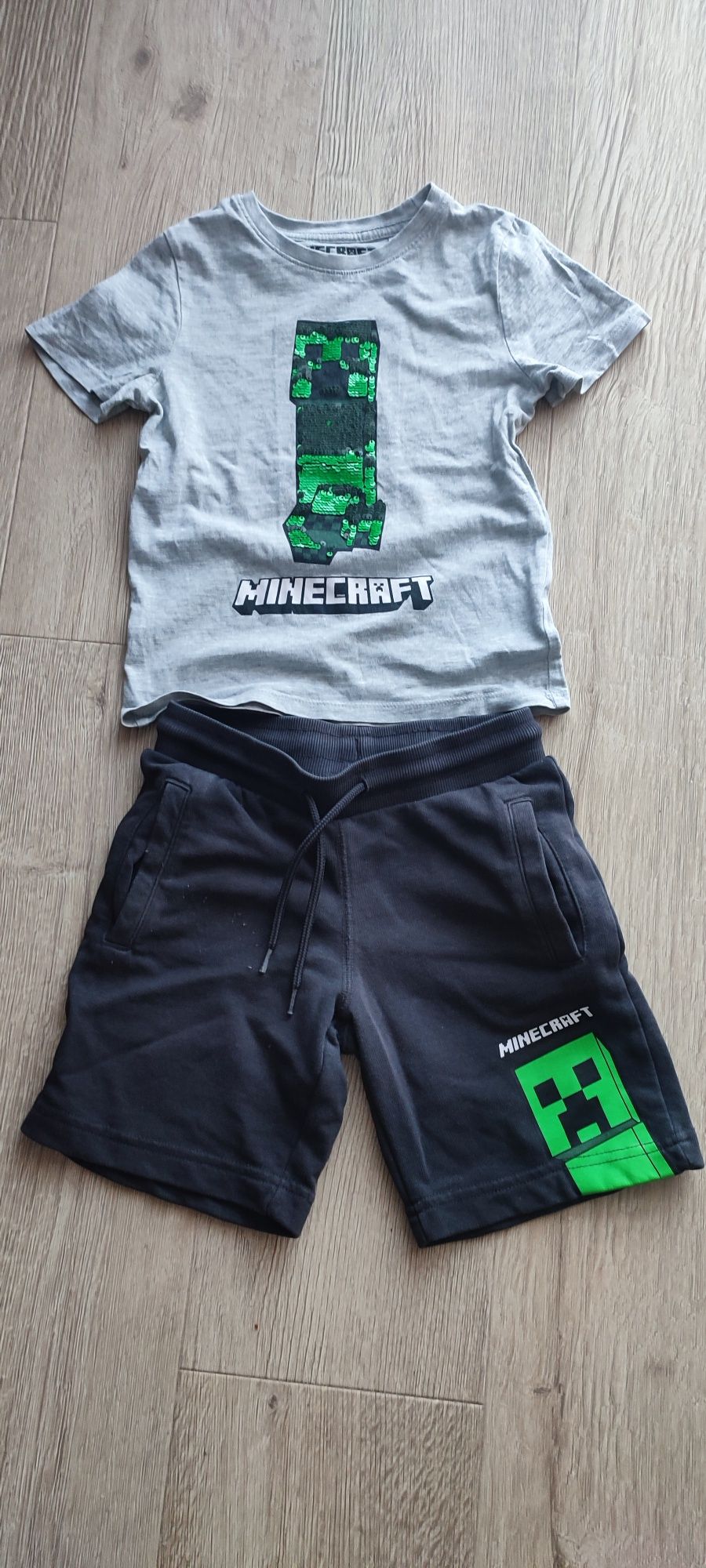 Minecraft komplet spodenki + koszulka