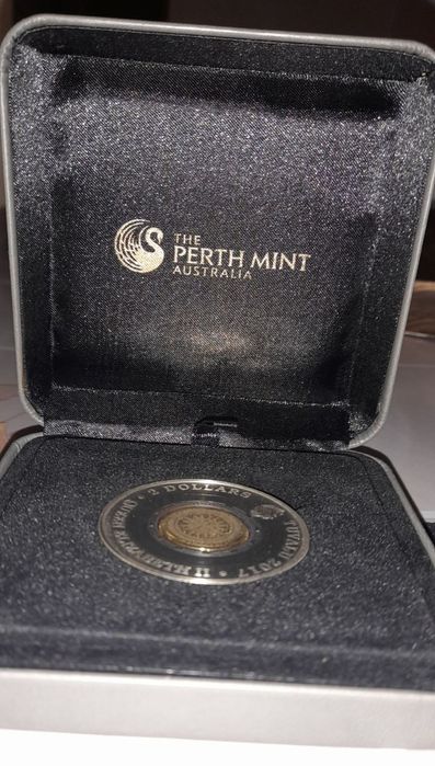 Редкая коллекционная монета Тувалу 2 доллара 2017 года с компасом