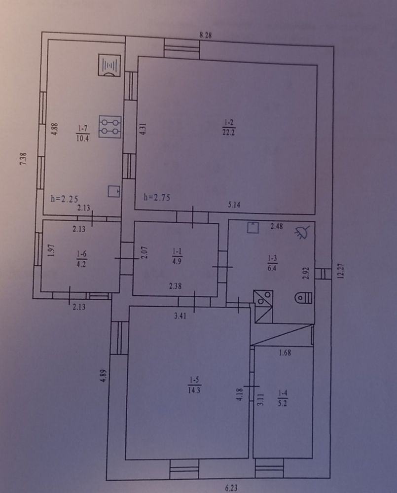 Продам будинок в селі Драбинівка Новосанжарського району.