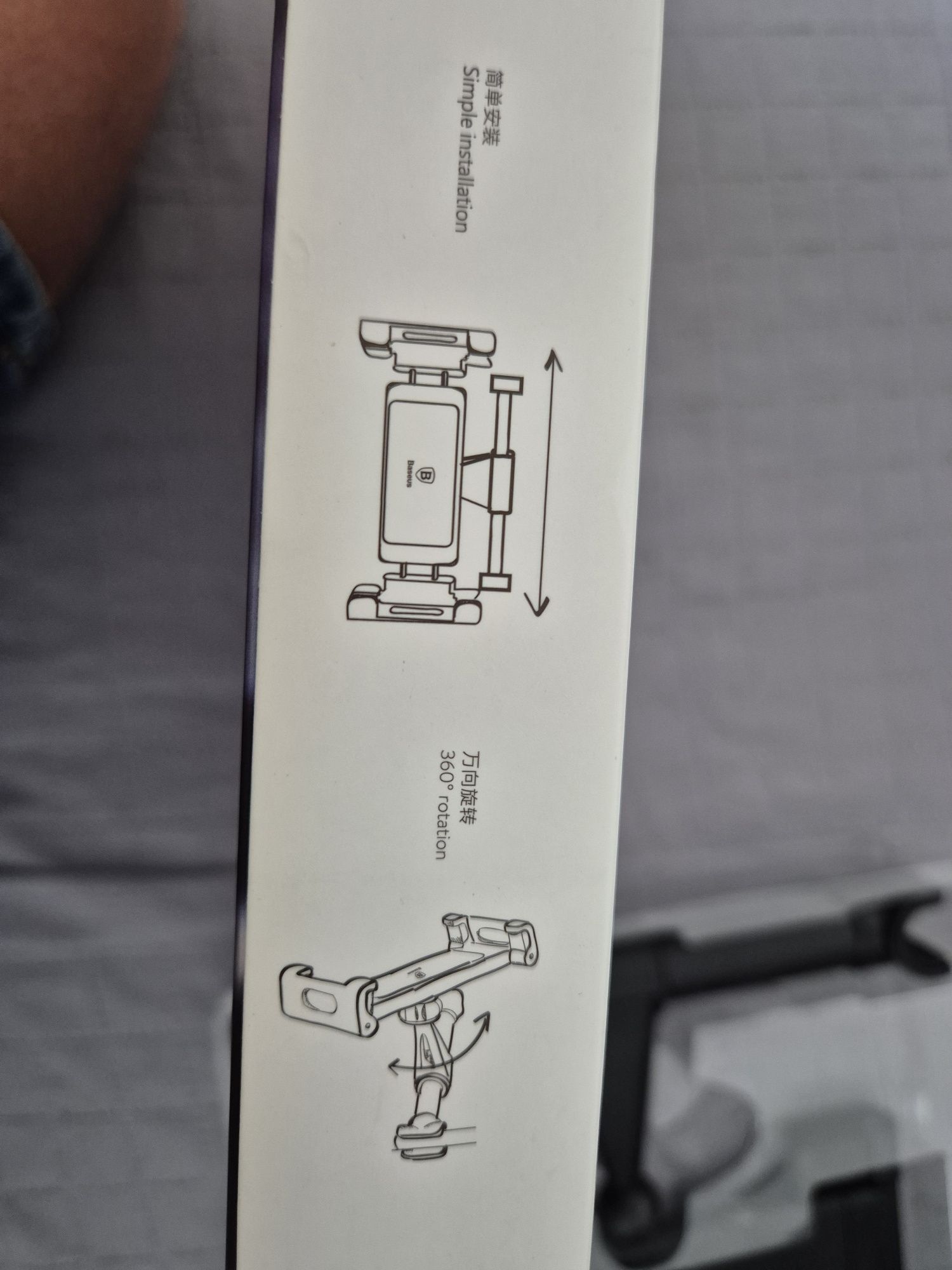 Uchwyt Baseus na tablet do zagłówka samochodu