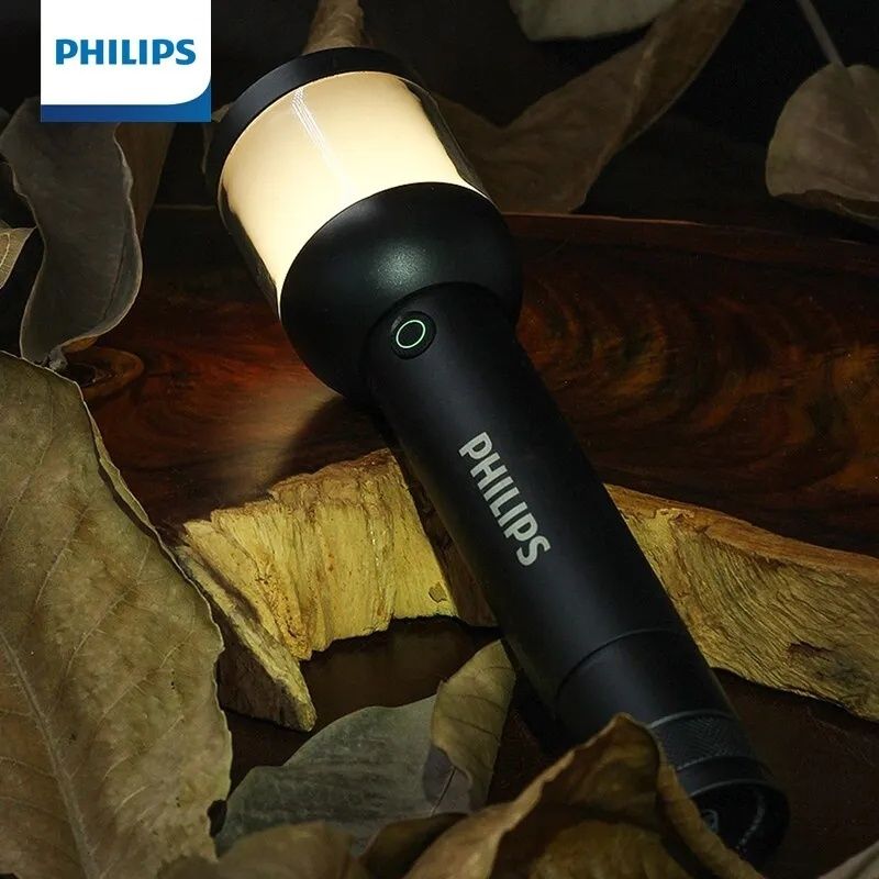 Фонарик / Ліхтар Philips 2187 2в1 лампа для кемпінгу LED /Блекаут
