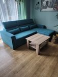 Narożnik z funkcją spania + stolik