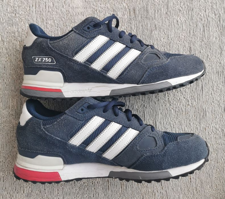 Sapatilhas Adidas ZX750 azuis T41  1/3