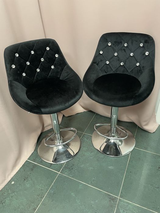 Hoker welurowy z kryształkami