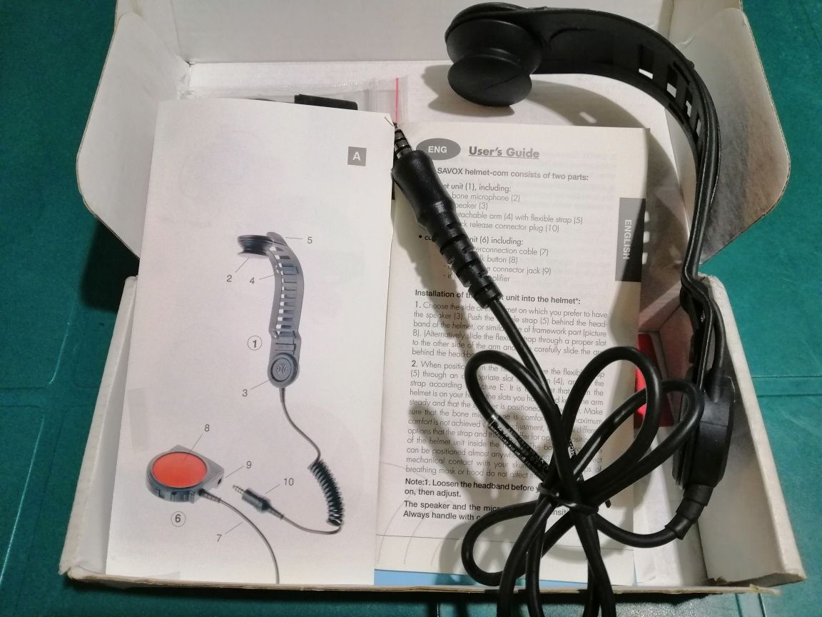 Система связи Savox HC-1 и кнопка PTT Motorola.