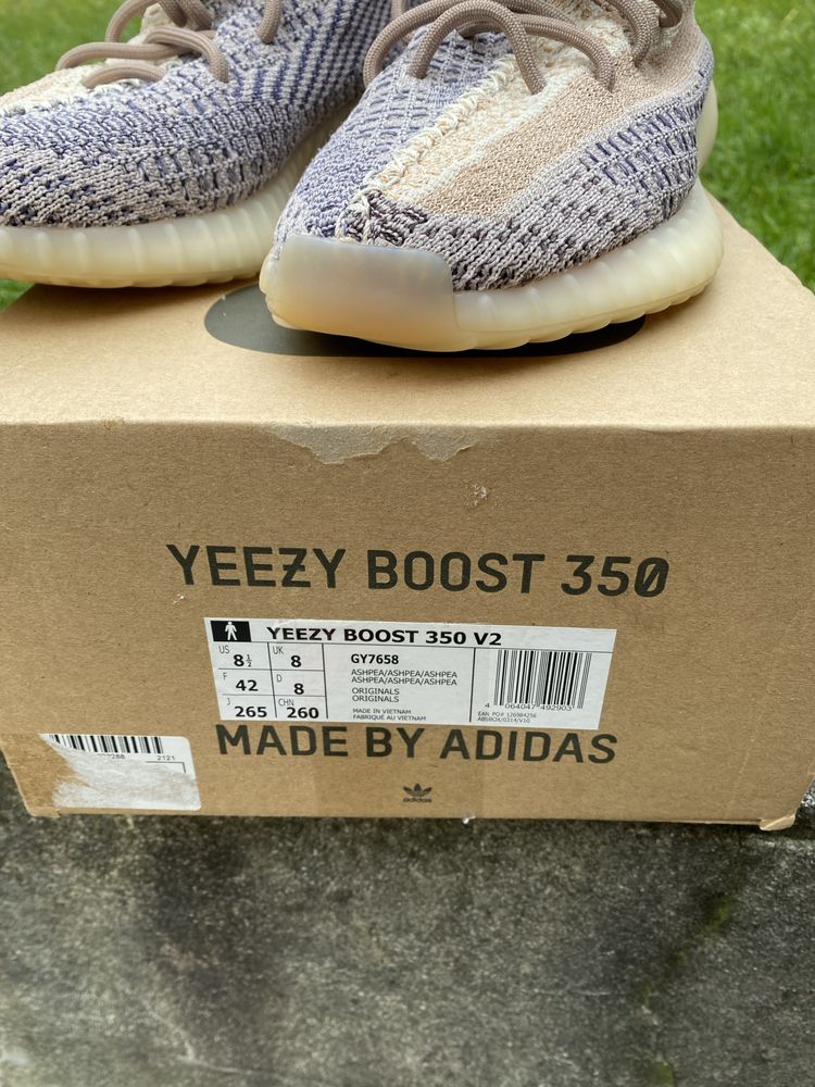 Adidas Yeezy Boost 350 V2 Ash Pearl 42 sneakersy
