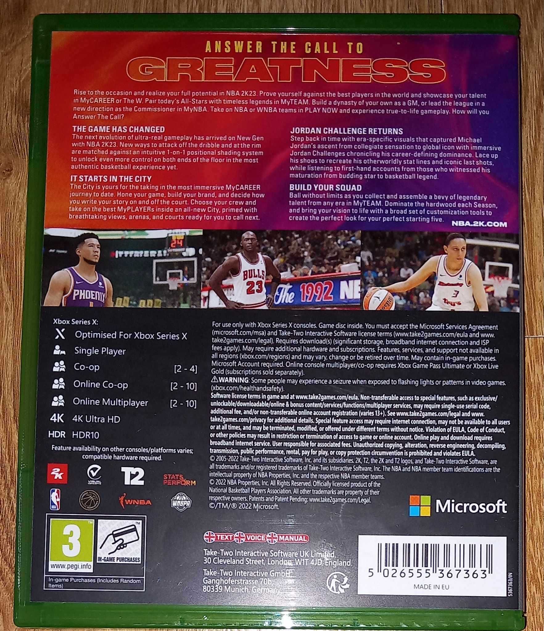 Gra NBA2K23 Xbox Series X