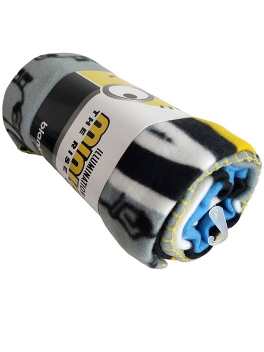 Koc dziecięcy polarowy Minionki 100x150cm