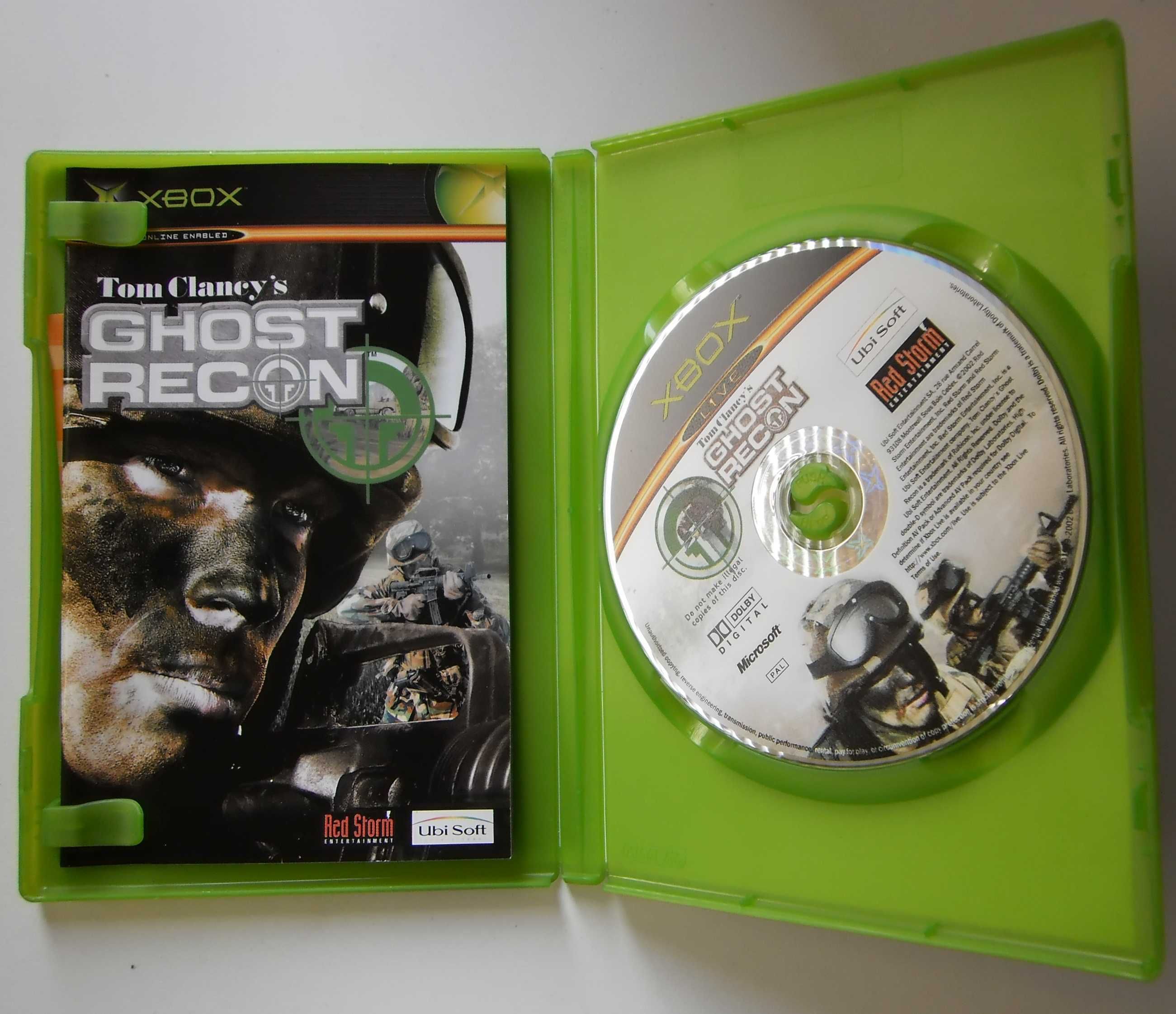 2 VIDEO JOGOS COMPLETOS "Tom Clancy's Ghost Recon" / Xbox PAL