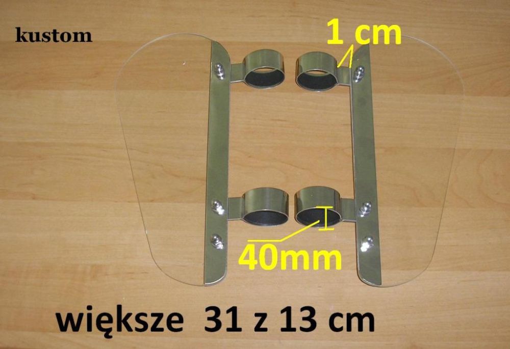 HONDA SHADOW VT 700 TWIN Szyba Bagażnik gmole gmol szyba zestaw Kąplet