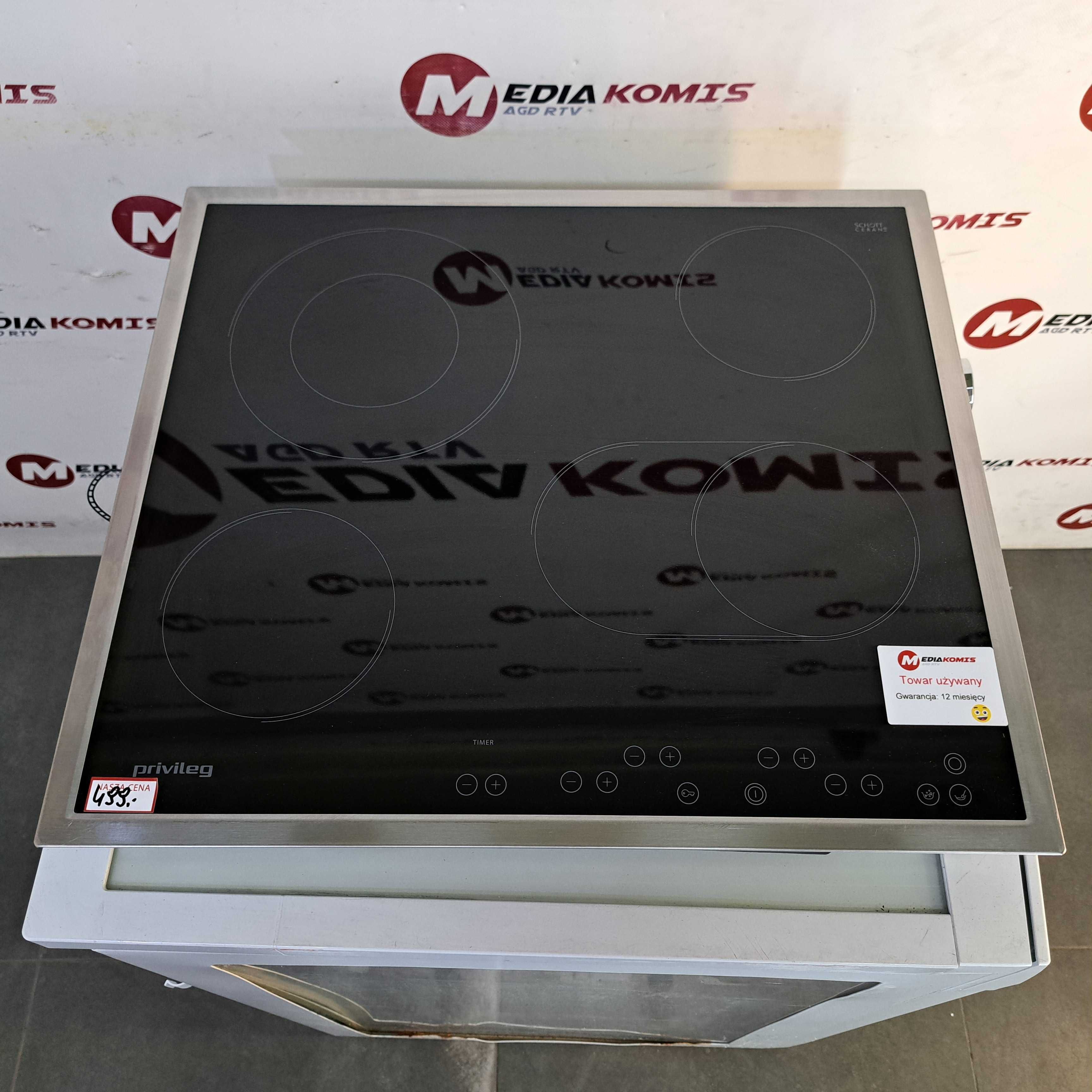 Płyta ceramiczna Privileg PCTAC K6041/1 [12m-cy gwar] 4 pola / timer