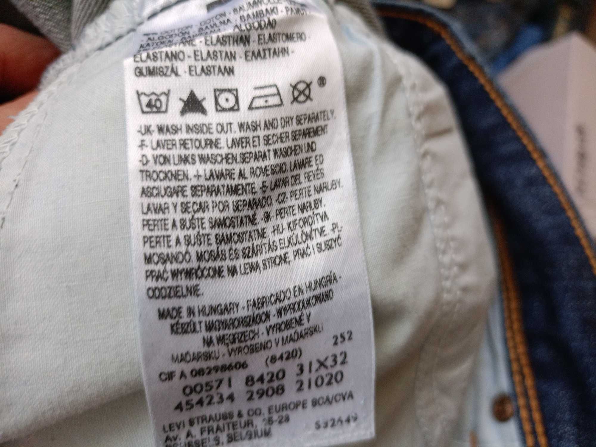 LEVI'S STRAUSS 571 SLIM FIT roz 30x32 Stan idealny Okazja